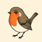 Adorable Robin Tattoo