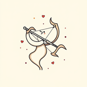 Adorable Sagittarius Tattoo