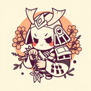 Adorable Samurai Tattoo