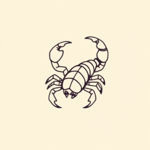 Adorable Scorpio Tattoo