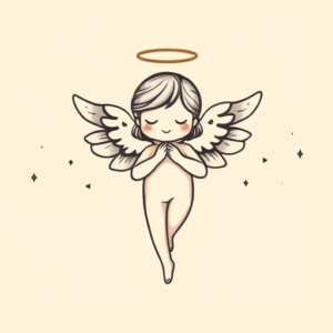 Adorable Seraphim Tattoo