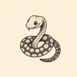 Adorable Serpent Tattoo