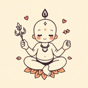 Adorable Shiva Tattoo