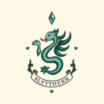 Adorable Slytherin Tattoo