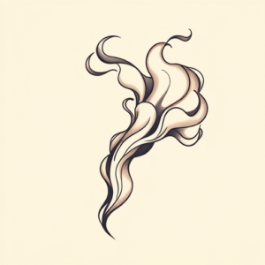 Adorable Smoke Tattoo