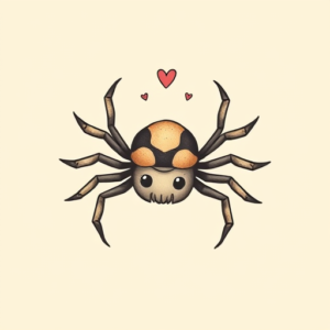 Adorable Spider Tattoo