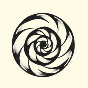 Adorable Spiral Tattoo