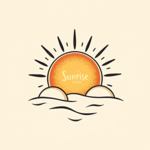 Adorable Sunrise Tattoo