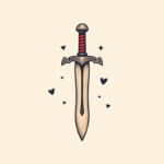 Adorable Sword Tattoo