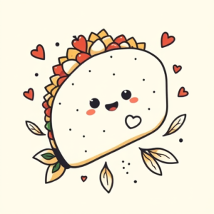 Adorable Taco Tattoo