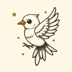 Adorable Thunderbird Tattoo