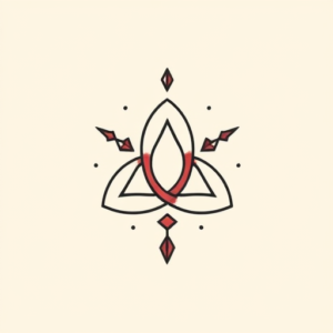 Adorable Triquetra Tattoo