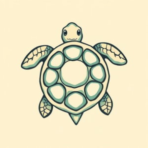 Adorable Turtle Tattoo