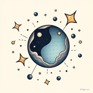 Adorable Universe Tattoo