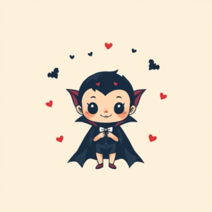 Adorable Vampire Tattoo