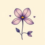 Adorable Violet Tattoo