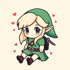 Adorable Zelda Tattoo