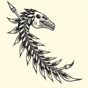 American Traditional Dna Tattoo