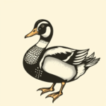 American Traditional Duck Tattoo