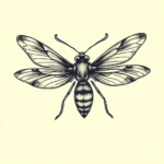 American Traditional Firefly Tattoo