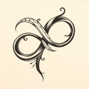American Traditional Infinity Tattoo