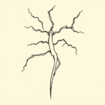 American Traditional Lightning Tattoo