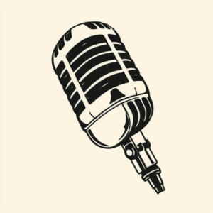 American Traditional Microphone Tattoo
