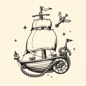 American Traditional Nautical Tattoo