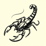 American Traditional Scorpio Tattoo