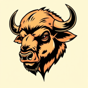 Anime Buffalo Tattoo