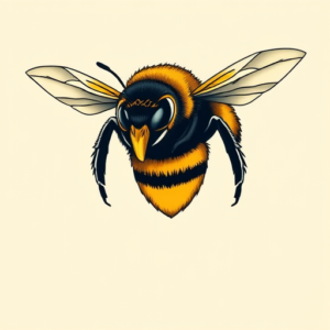 Anime Bumblebee Tattoo