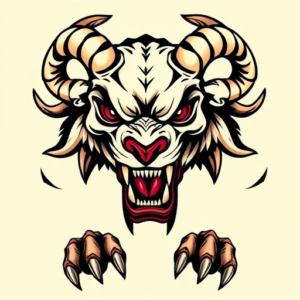 Anime Cerberus Tattoo