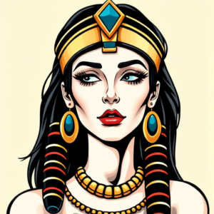 Anime Cleopatra Tattoo
