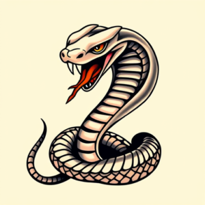 Anime Cobra Tattoo