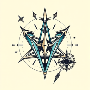 Anime Coordinates Tattoo