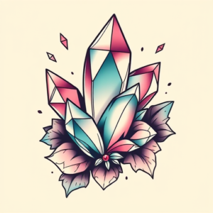 Anime Crystal Tattoo