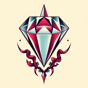 Anime Diamond Tattoo