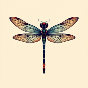 Anime Dragonfly Tattoo