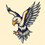 Anime Eagle Tattoo