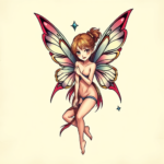 Anime Fairy Tattoo