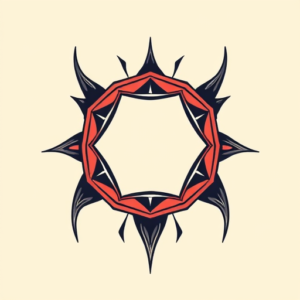 Anime Hexagon Tattoo