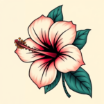 Anime Hibiscus Tattoo