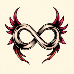 Anime Infinity Tattoo