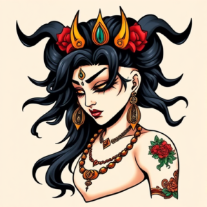 Anime Kali Tattoo