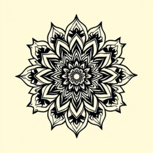 Anime Mandala Tattoo