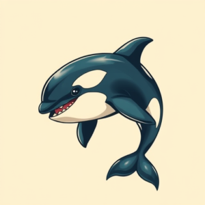 Anime Orca Tattoo
