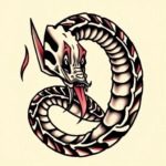 Anime Ouroboros Tattoo
