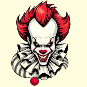 Anime Pennywise Tattoo