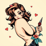 Anime Pinup Tattoo