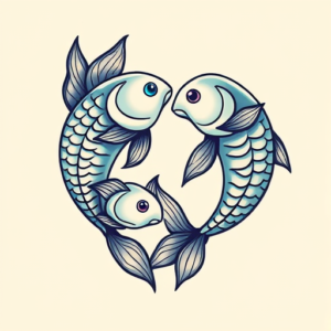 Anime Pisces Tattoo